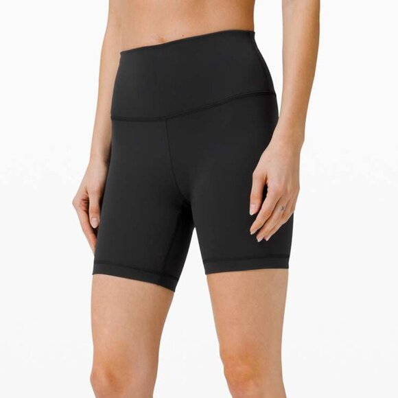 Lululemon Wunder Train High-Rise Short 6" - 16 Black - Picture 1 of 7